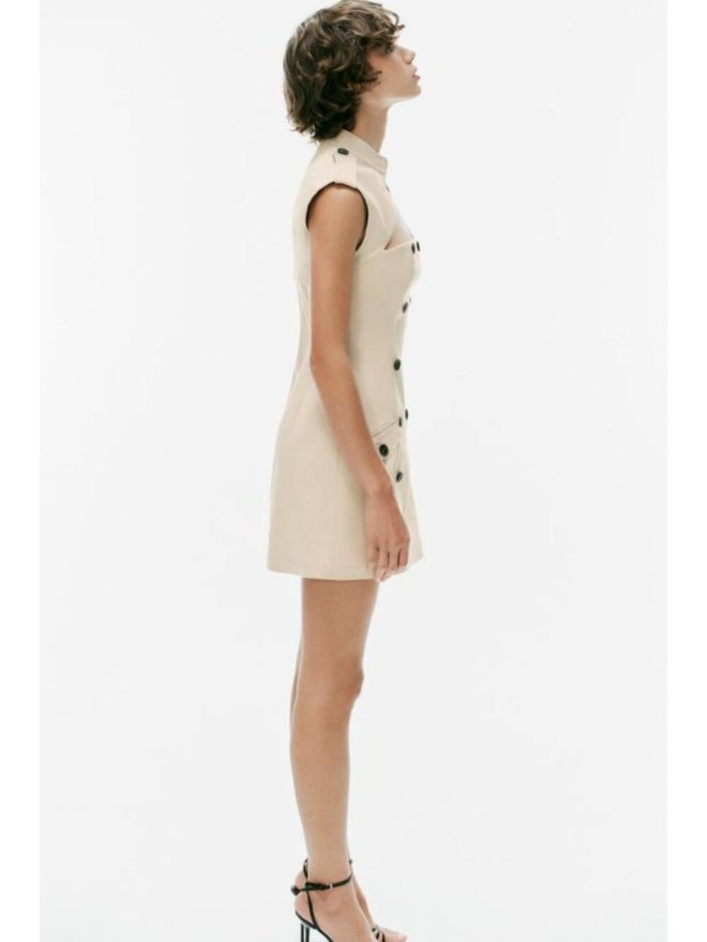 ZARA TRENCH MINI DRESS WITH SLIT 7863/212/710